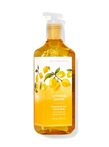 Очищающее гелевое мыло для рук Kitchen Lemon, 8 fl oz / 236 mL, Bath and Body Works лимон и цитрусовые рецепты здоровья