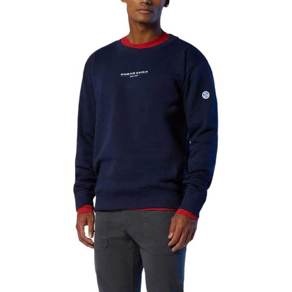 

Толстовка North Sails Graphic 691164 Crew Neck, синий
