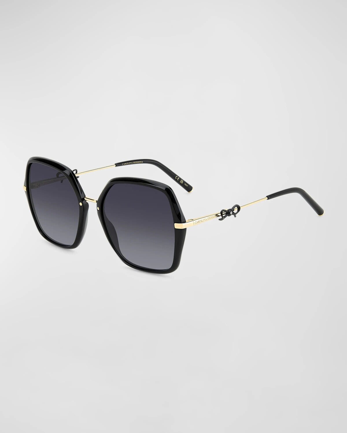 

HER 0217/S Квадратные солнцезащитные очки Carolina Herrera, черный