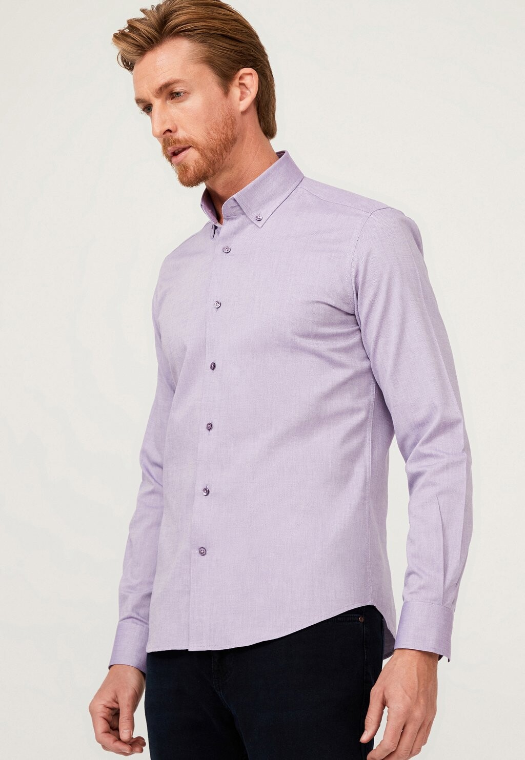 

Рубашка деловая OXFORD GEKN�PFTER KRAGEN SLIM FIT TALL Kigili, цвет Lilac