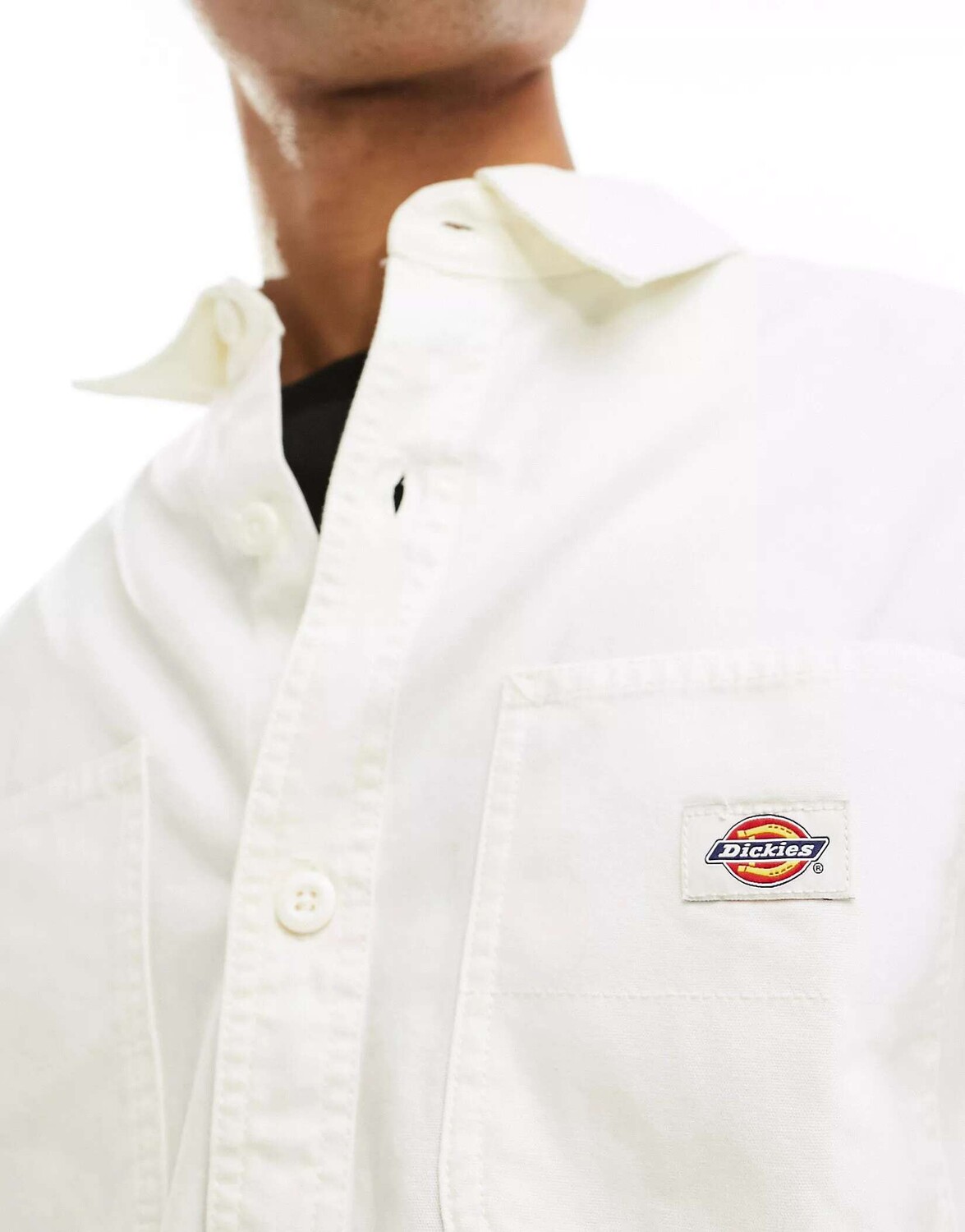 

Рубашка Dickies Dickies из ткани бежево-бежевого цвета с эффектом потертости