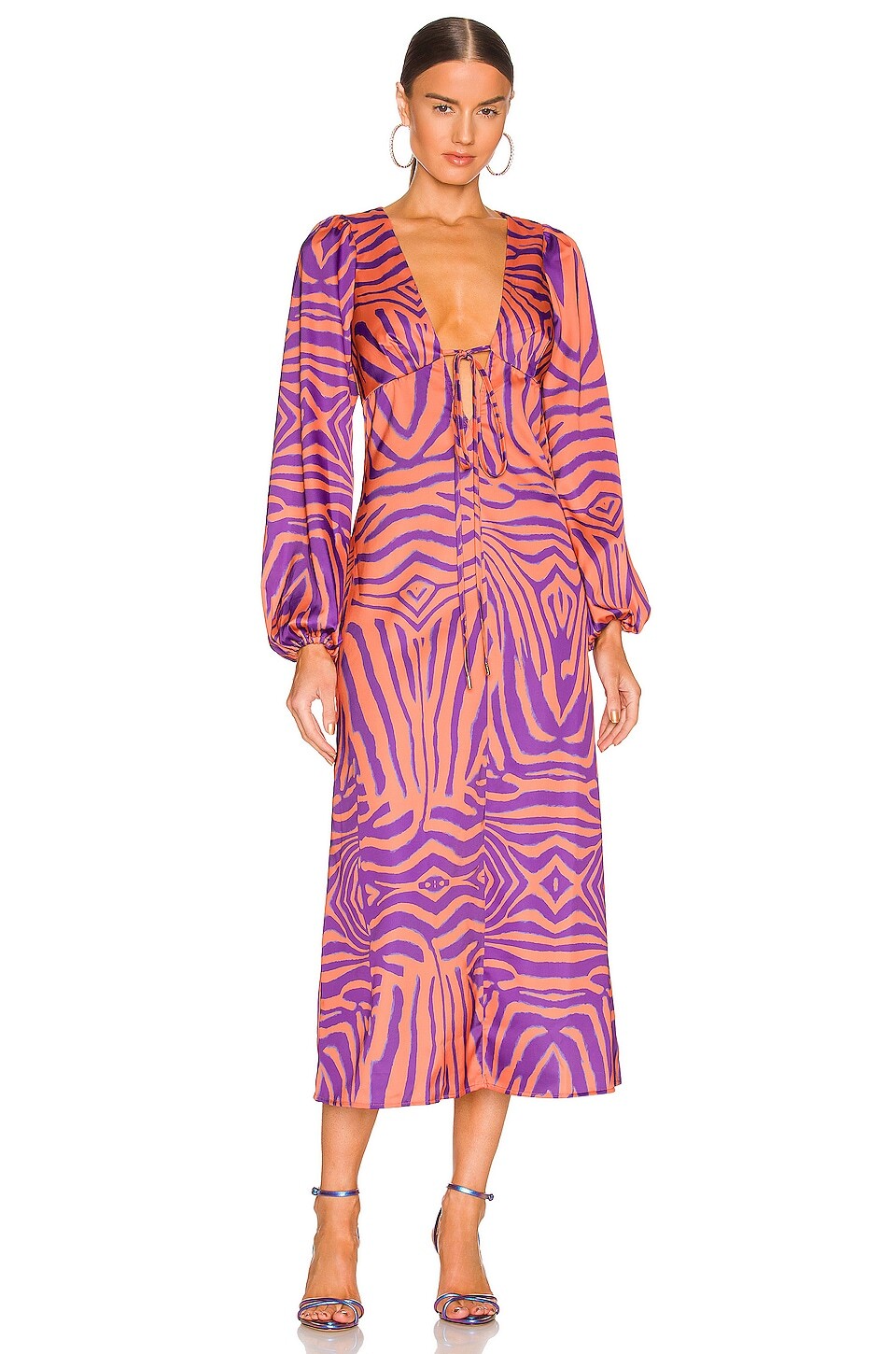 

Платье AFRM Portia, цвет Orange Zebra