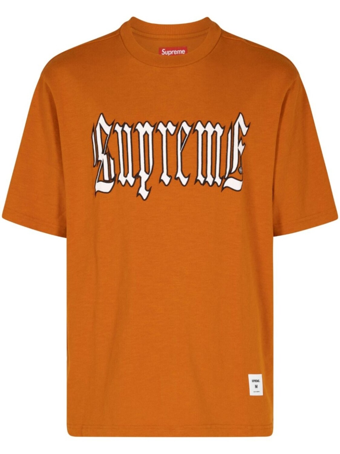 

Supreme старая английская футболка, оранжевый