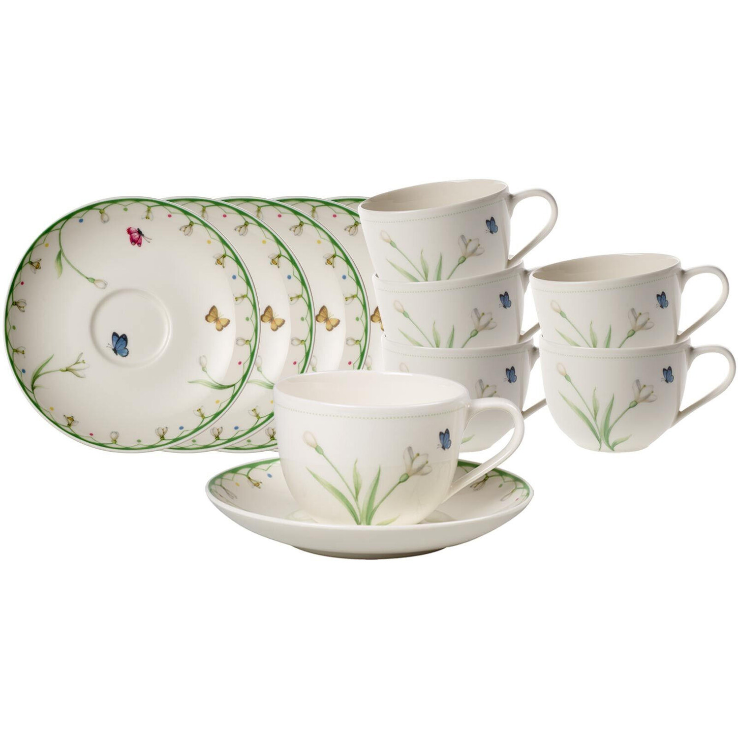 

Кофейные чашки Villeroy & Boch, 14,8x8,8x14,8 см, многоцветный