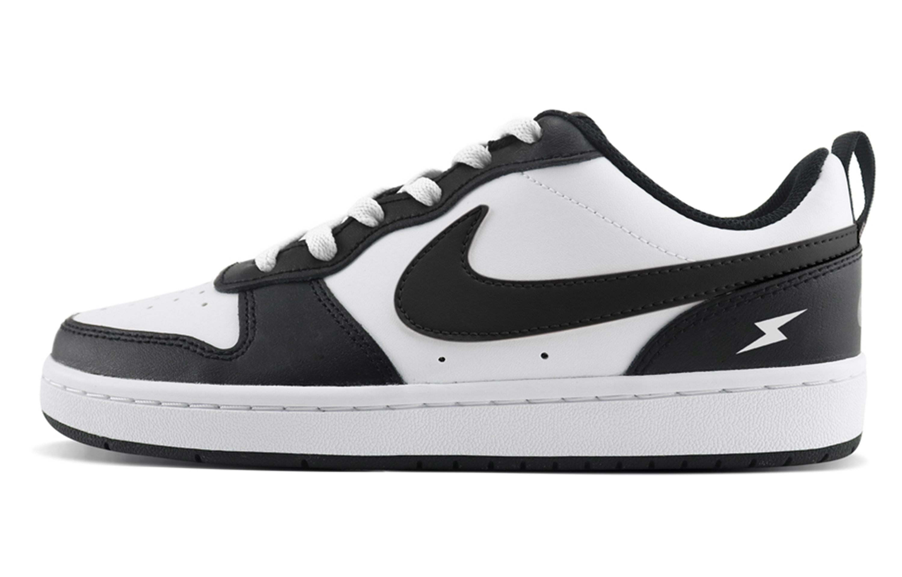 

Кроссовки Nike Court Borough Skateboarding Shoes Women's Low-top Black/white, черный