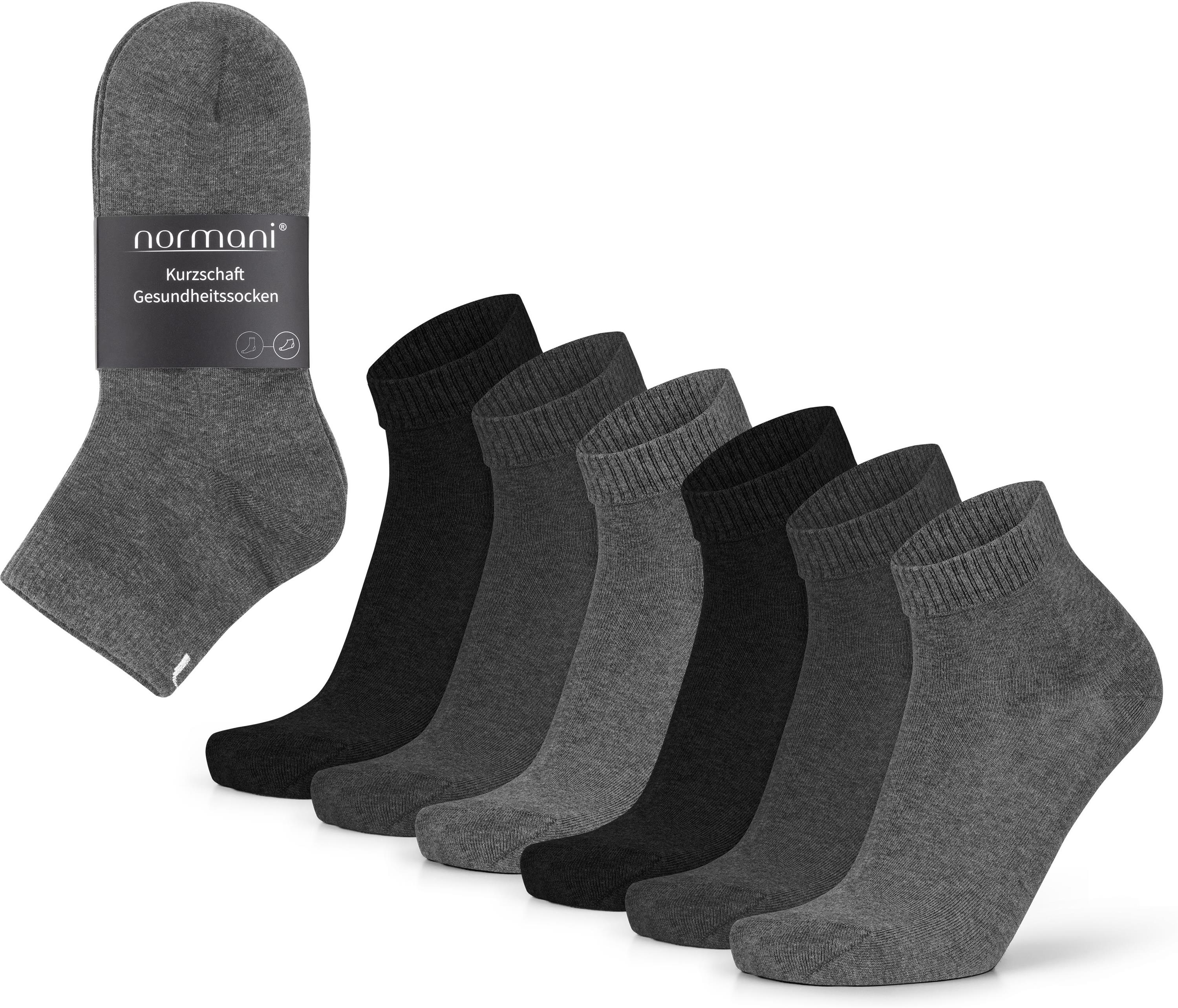 Носки normani Komfortbund, цвет Grau/Anthrazit/Schwarz носки go in kniestrümpfe цвет 2x schwarz grau