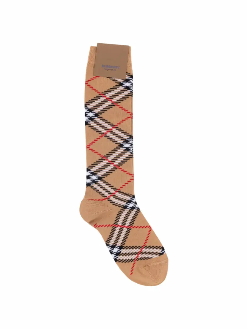Хлопковые носки Vintage Check Burberry, мультиколор