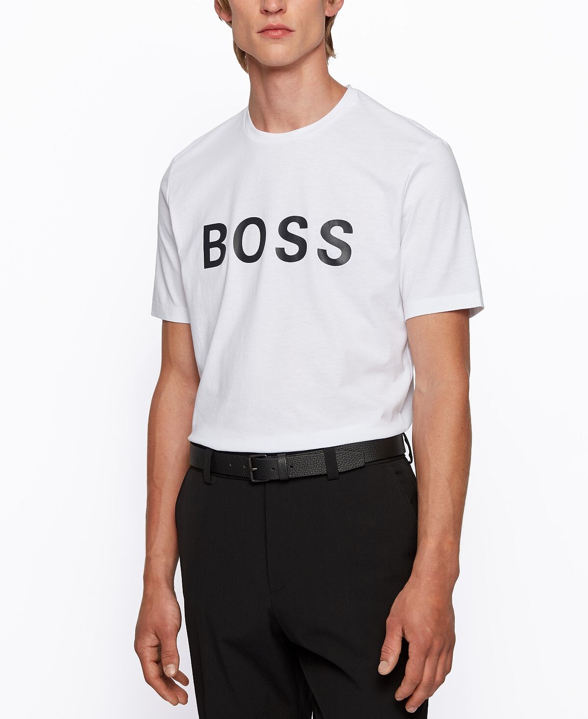 

Мужская футболка стандартного кроя Tiburt Hugo Boss