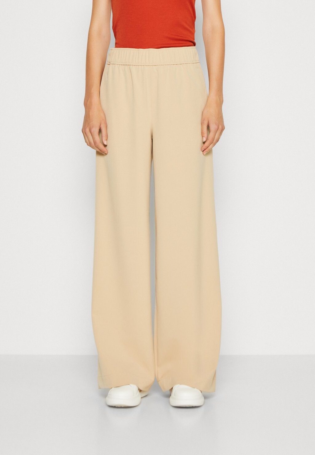 

Брюки из ткани WIDE Esprit Collection, песок