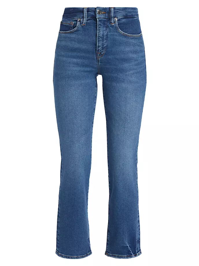 

Прямые джинсы Good Legs Good American, индиго