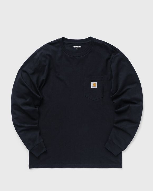 

Футболка Carhartt Wip L/S Pocket Tee, темно-синий