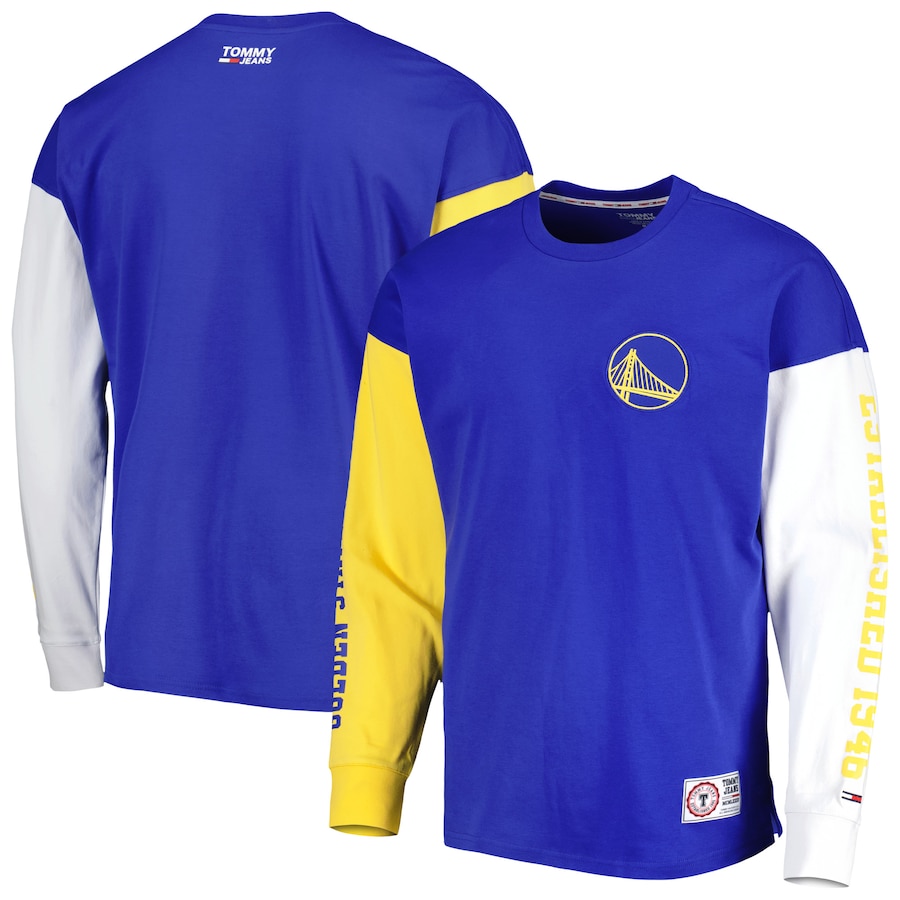 

Футболка с длинным рукавом Tommy Jeans Golden State Warriors, роял