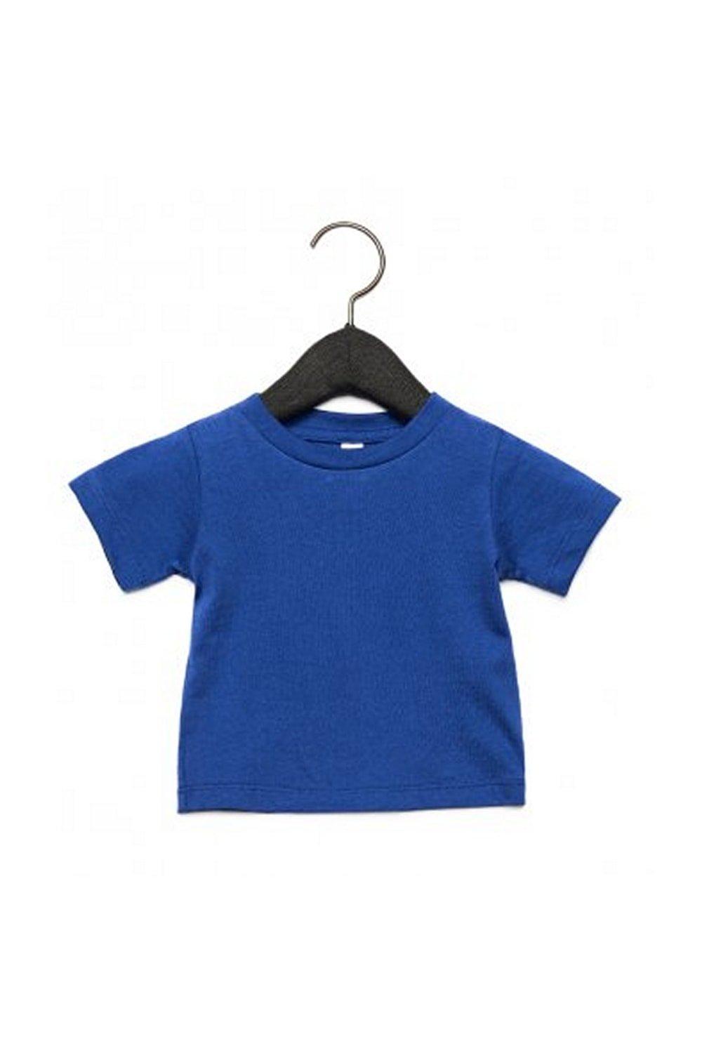 Детская футболка с круглым вырезом Bella + Canvas, синий