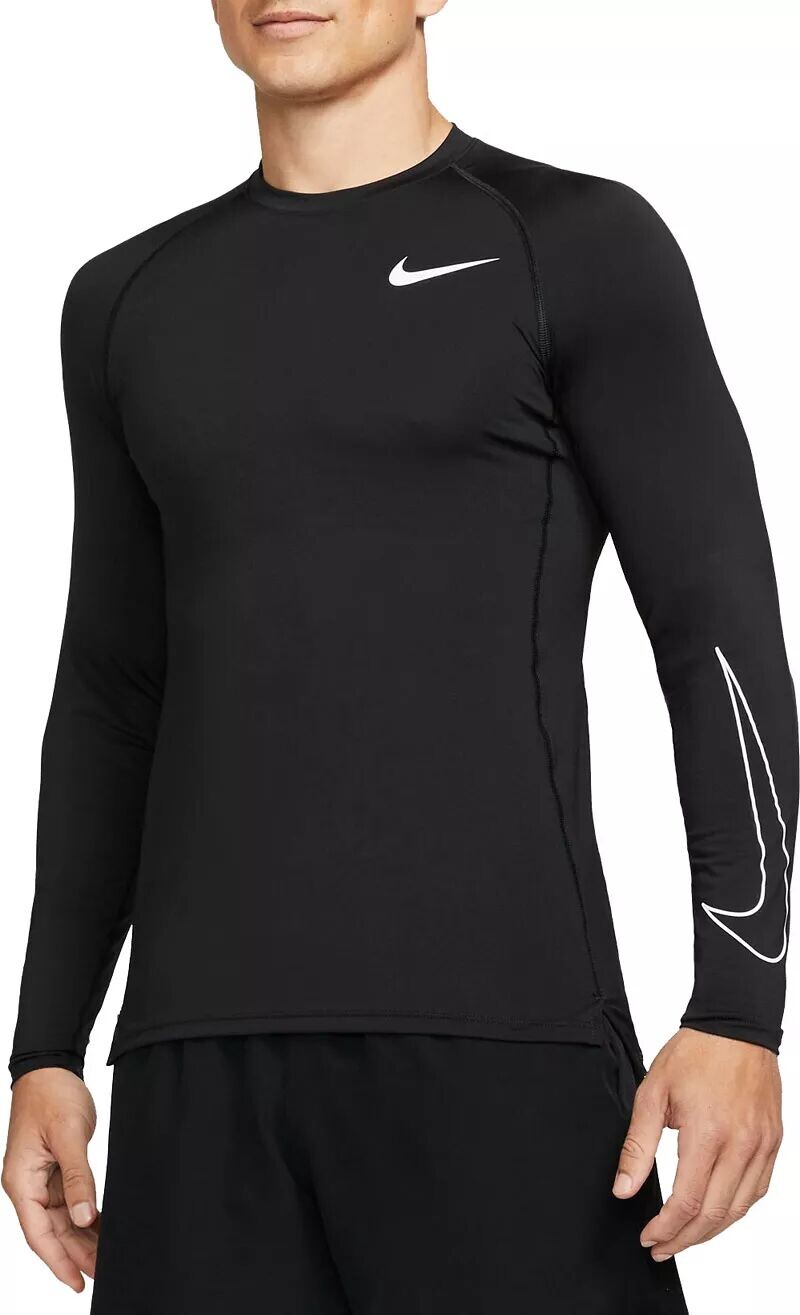 

Мужская футболка узкого кроя с длинными рукавами Nike Pro Dri-FIT