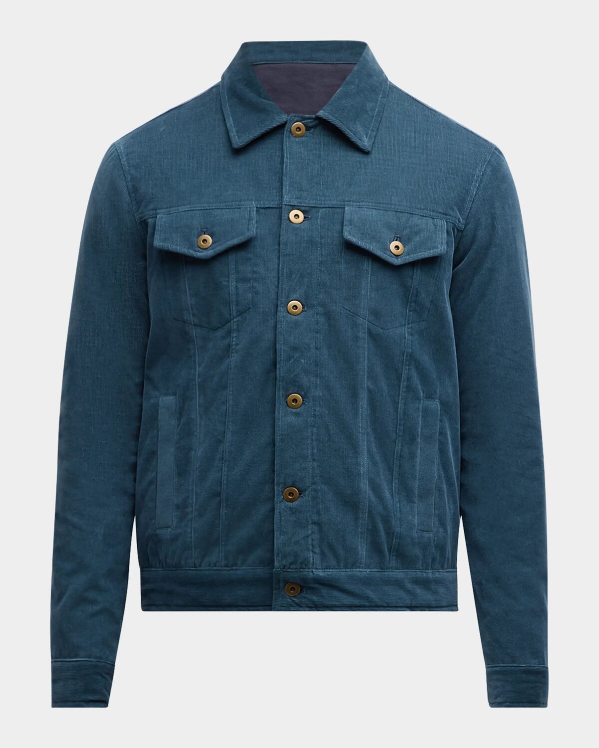 

Мужская вельветовая куртка Trucker Neiman Marcus, бирюзовый