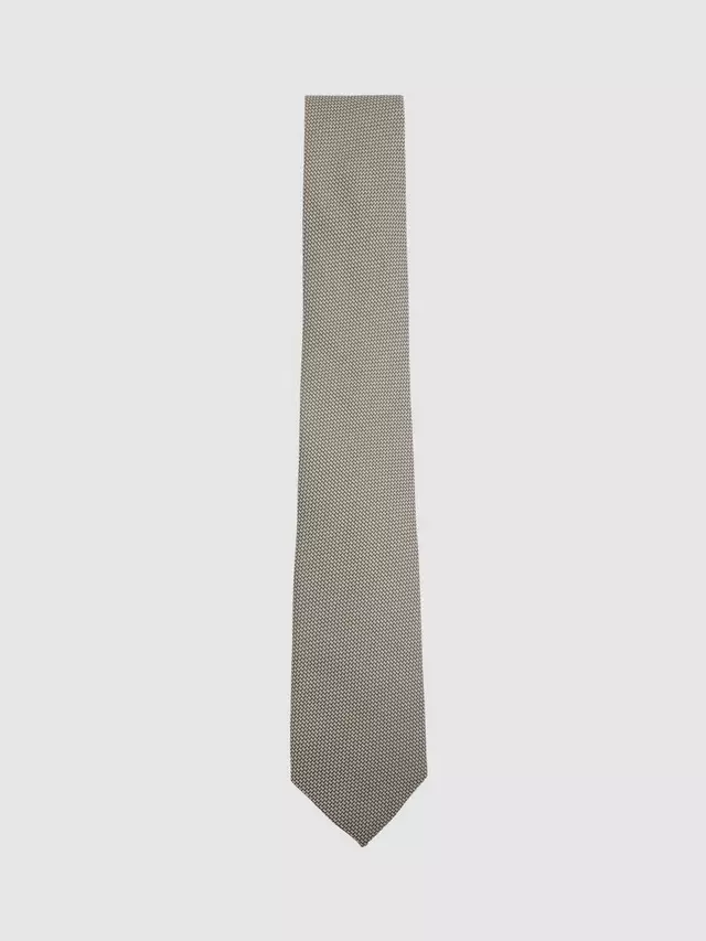 

Галстук Reiss Ceremony Silk Blend Textured