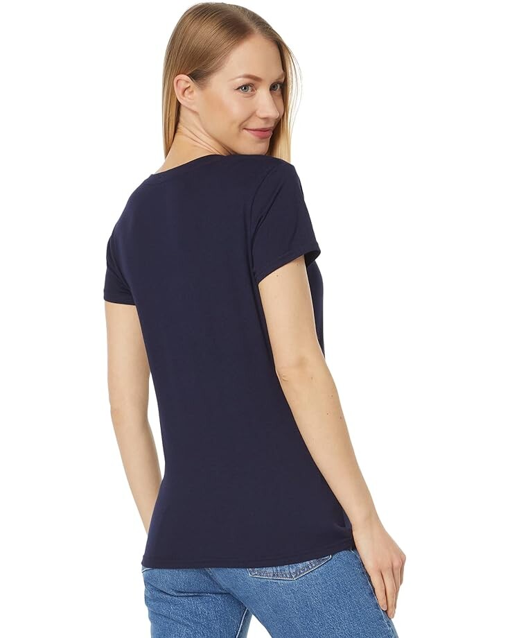 

Рубашка U.S. POLO ASSN. Stitch Crew Neck Graphic Tee Shirt, цвет Evening Blue