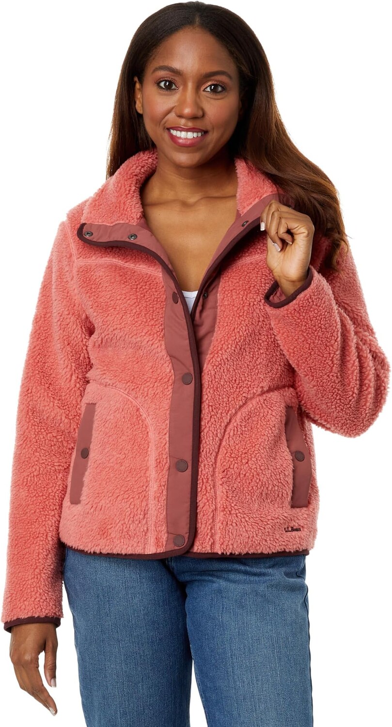 

Куртка Bean's Sherpa Fleece Jacket L.L.Bean, цвет Mineral Red
