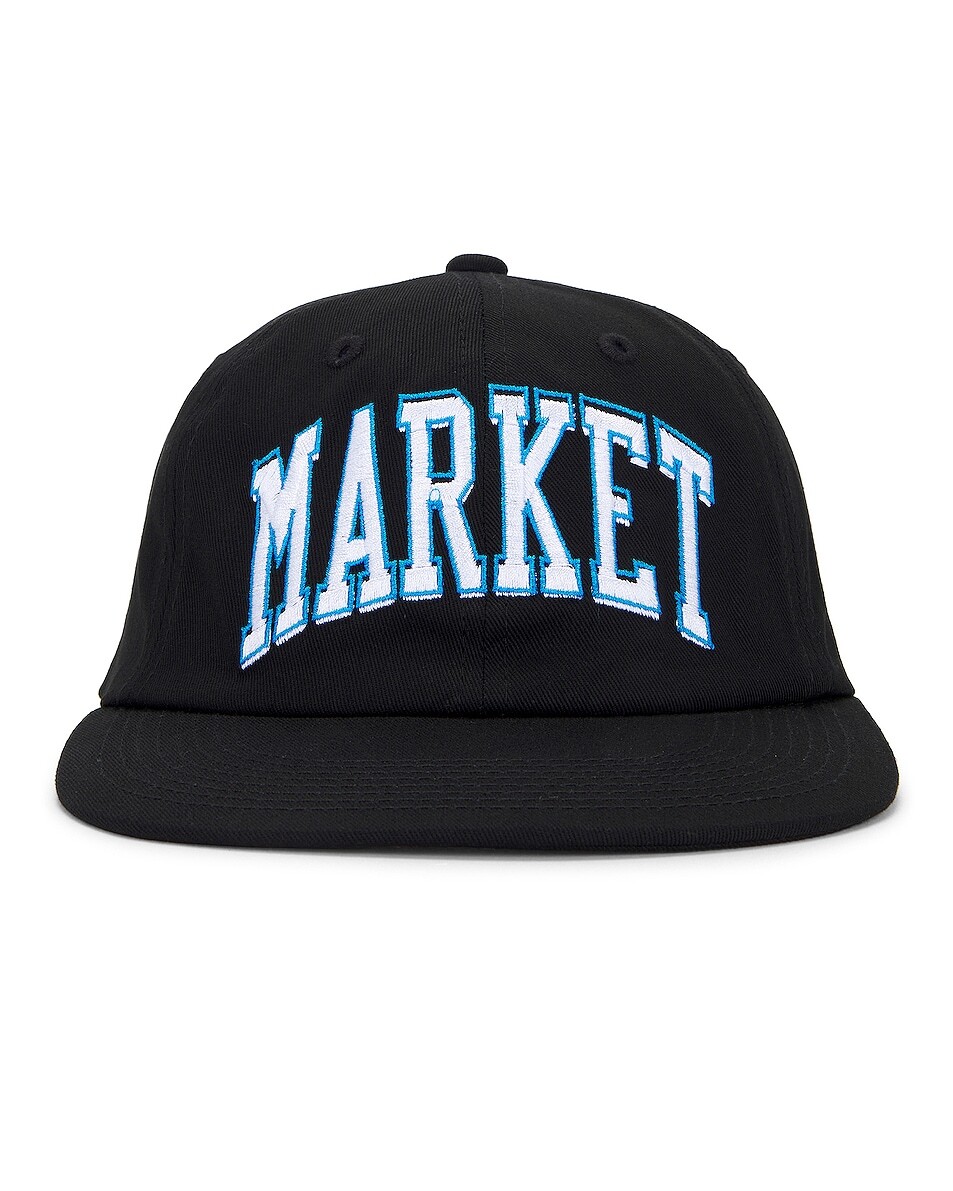 

Шапка Market Offset Arc 6 Panel, черный