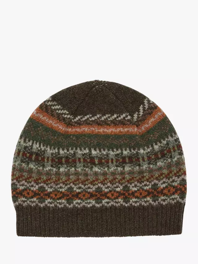 

Шапка Celtic & Co. Men's Lambswool Fair Isle, оливковый