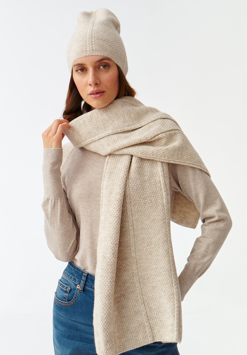 

Шарф MOKAR TATUUM, цвет beige