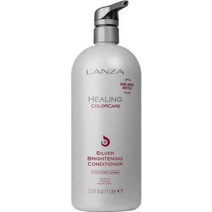 

L'ANZA Healing ColorCare Silver осветляющий кондиционер для серебристо-серых, белых, светлых и мелированных волос, 33,8 жидких унции