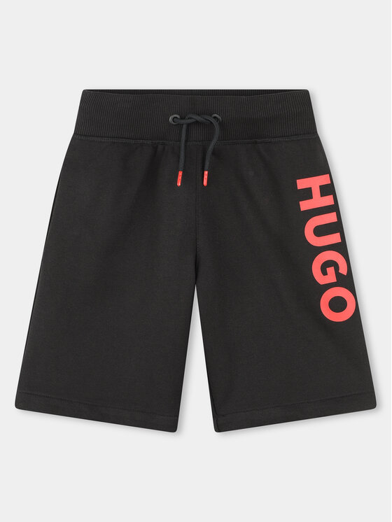 Спортивные шорты стандартной посадки Hugo, черный