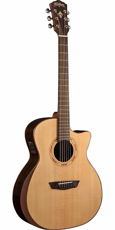Акустическая гитара Washburn WCG20SCE Comfort Series Grand Auditorium Cutaway Solid Sitka Spruce Top