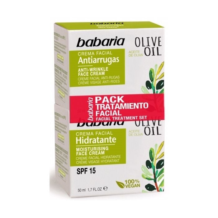 

Набор косметики Crema Oliva Día y Noche Pack Babaria, 2 unidades