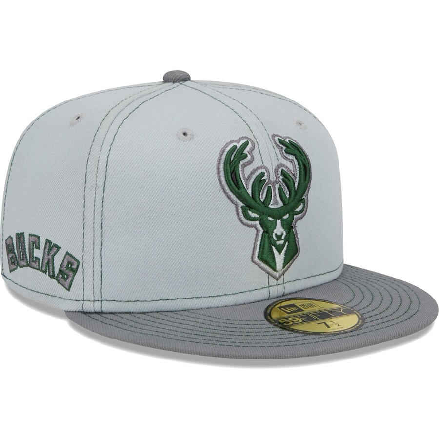 

Бейсболка New Era Milwaukee Bucks, серый