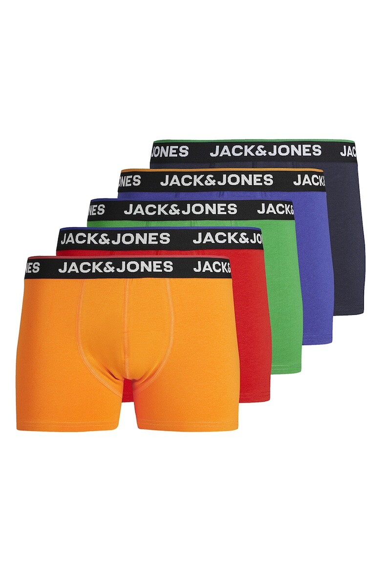 

Боксеры с логотипом на поясе - 5 пар Jack & Jones, красный
