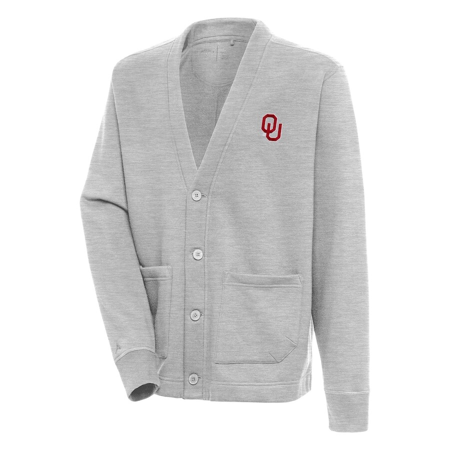 

Кардиган Antigua Oklahoma Sooners, серый