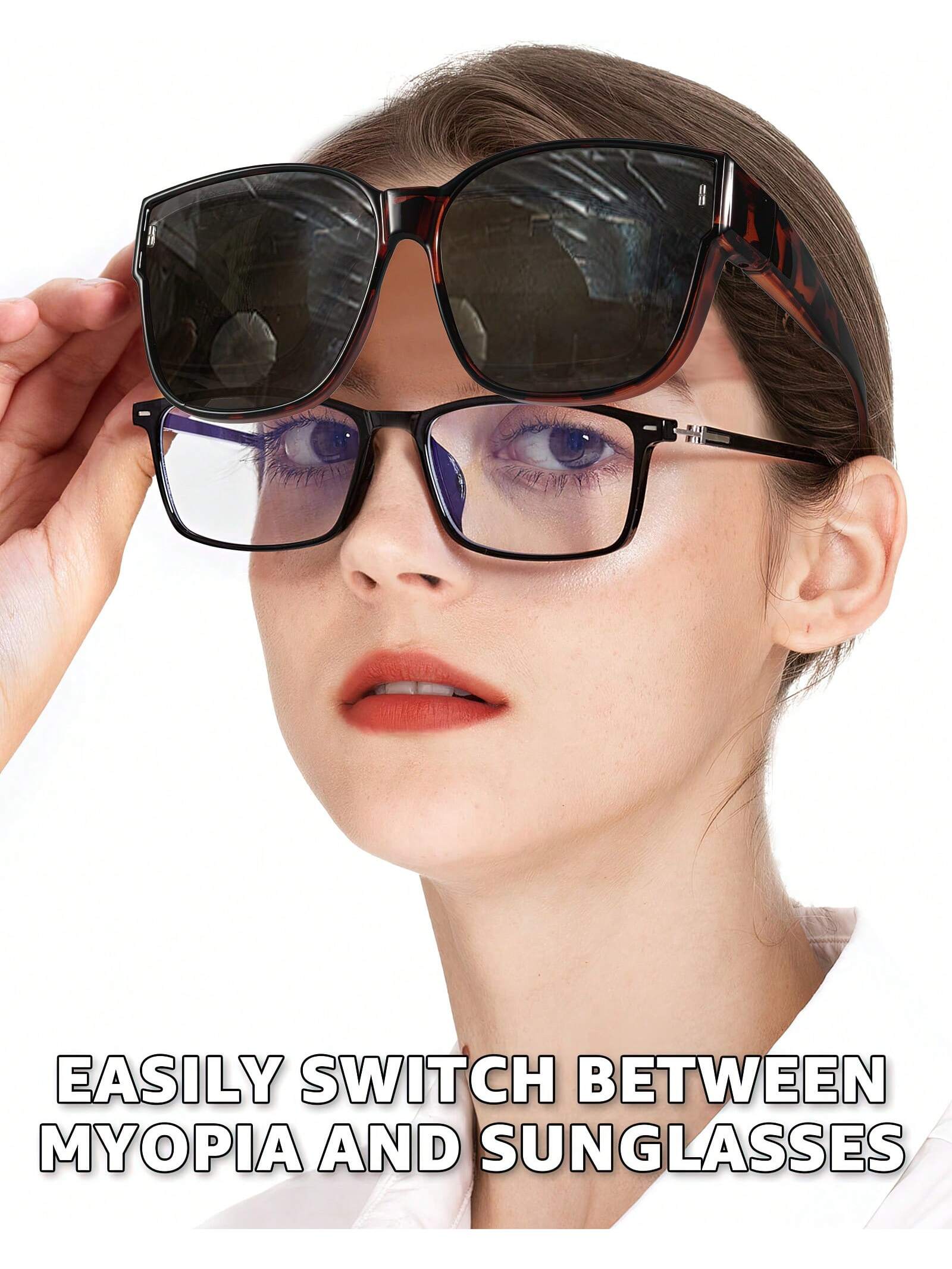 LVIOE большие солнцезащитные очки для женщин и мужчин
