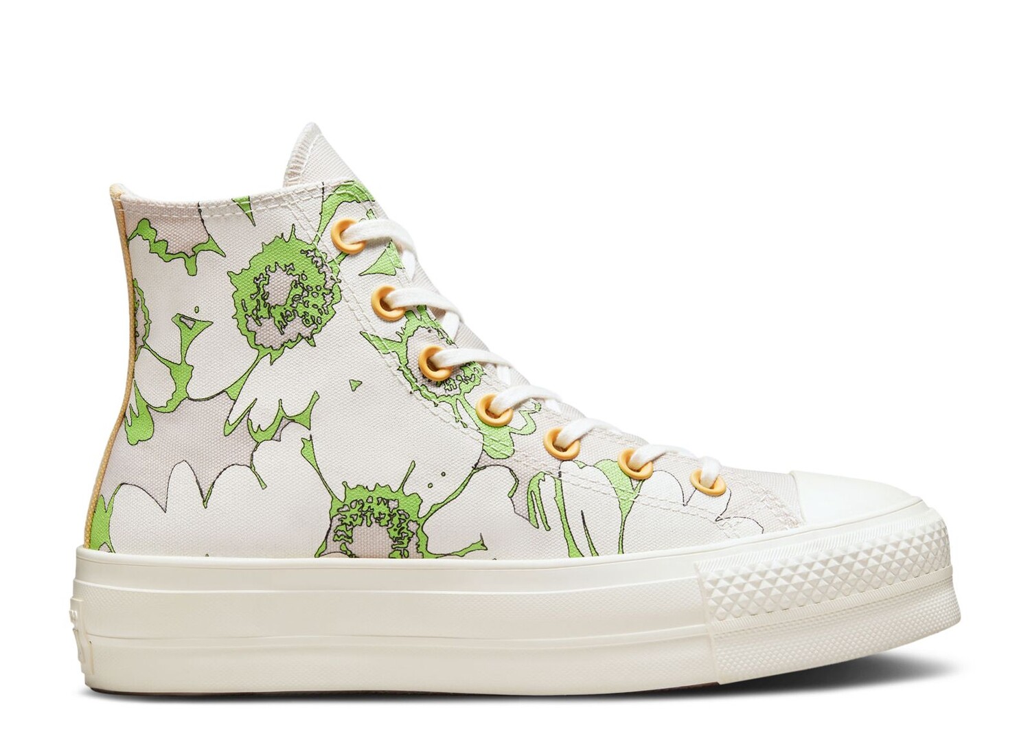 

Кроссовки Converse Wmns Chuck Taylor All Star Lift Platform High 'Crafted Florals', белый