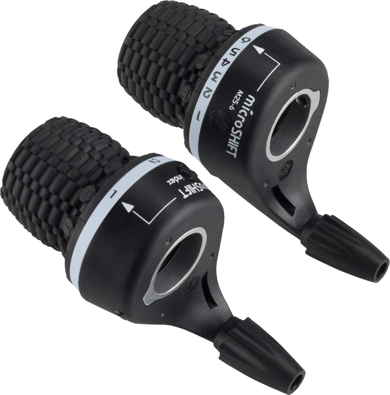 

Комплект поворотных переключателей MS25 — 3 x 6 скоростей microSHIFT, черный