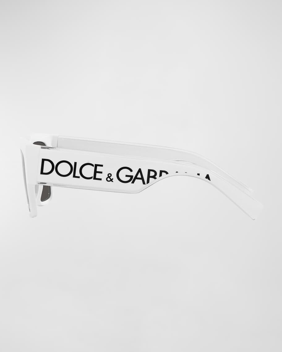 

Мужские квадратные солнцезащитные очки с макси-логотипом Dolce&Gabbana