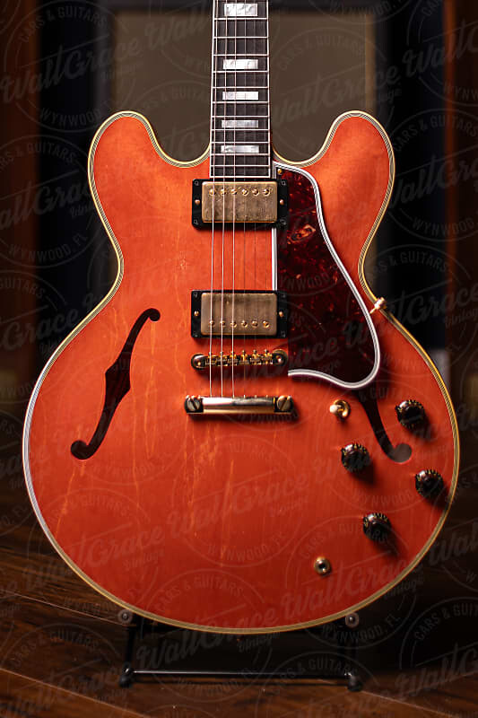 

Электрогитара Gibson Custom Shop 1959 ES-355 Reissue Stop Bar Murphy Lab Light Aged - Watermelon Red