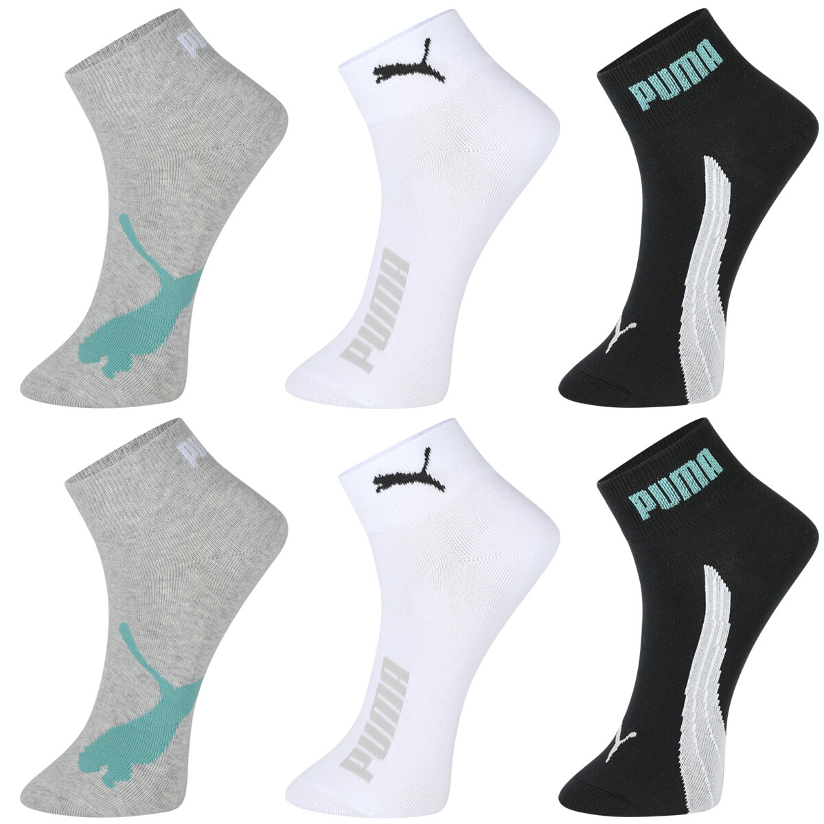 

Носки унисекс Puma, цвет 3 Pack (Multicolor)