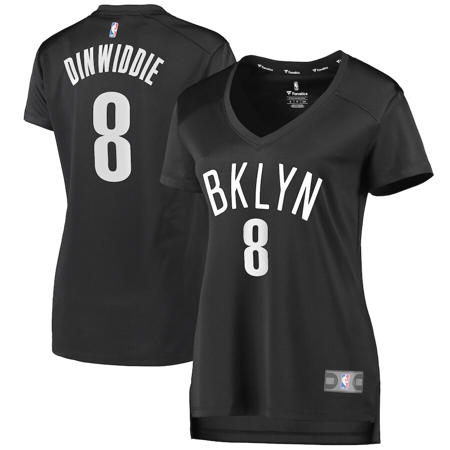

Джерси Fanatics Branded Brooklyn Nets, угольный