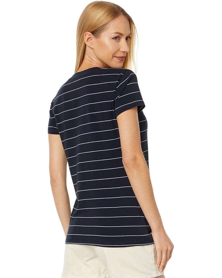 

Футболка U.S. POLO ASSN. Stripe V-Neck Tee, черный