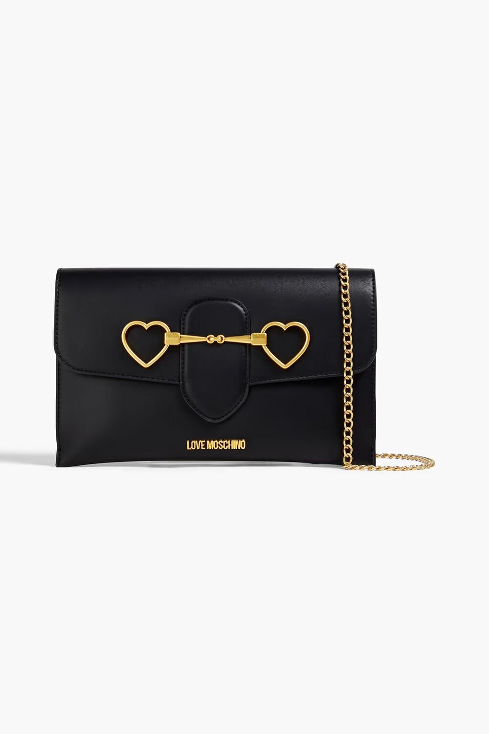 

Украшенная сумка на плечо из искусственной кожи Love Moschino, черный