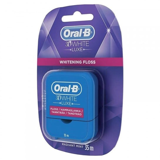 

Зубная нить Oral-B 3D White Luxe Floss 35 м, Braun Oral- B