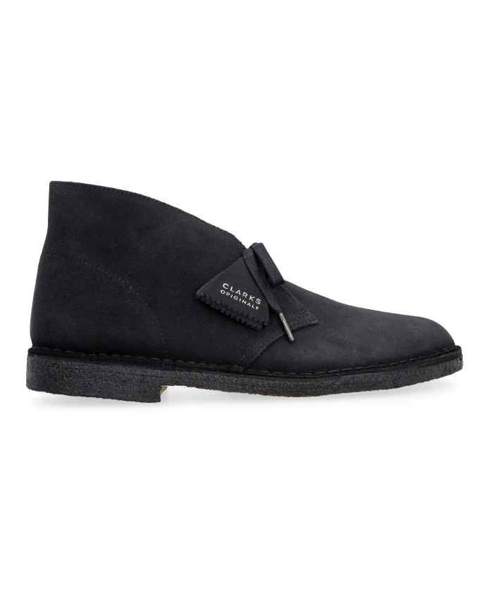 Классические замшевые ботинки дезерты Clarks, синий