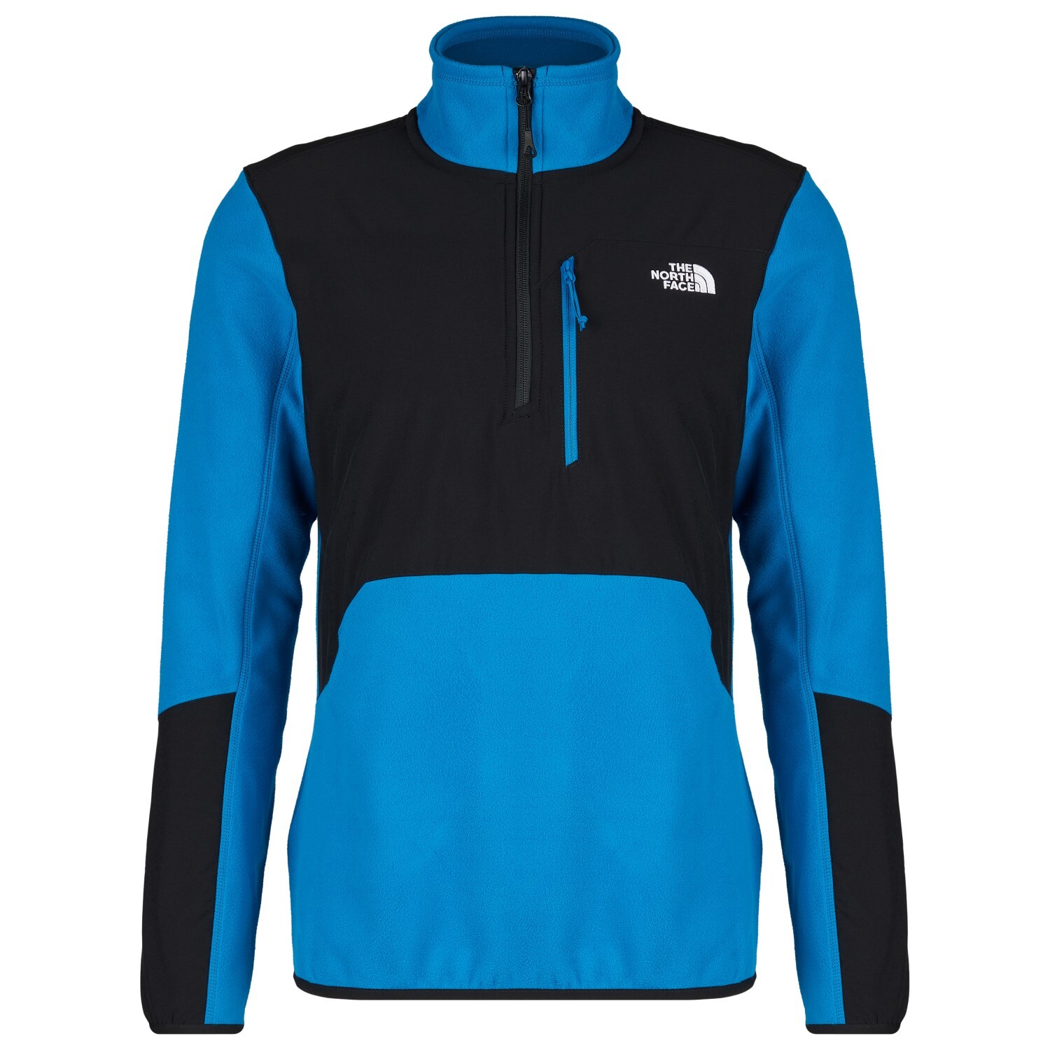 Флисовый свитер The North Face Glacier Pro 1/4 Zip, цвет Adriatic Blue/TNF Black