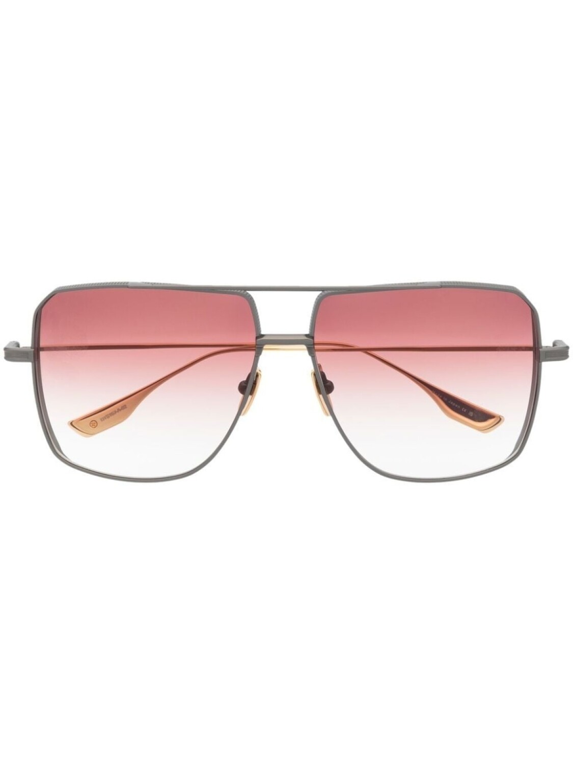 

Dita Eyewear солнцезащитные очки Dub System в массивной оправе, серый