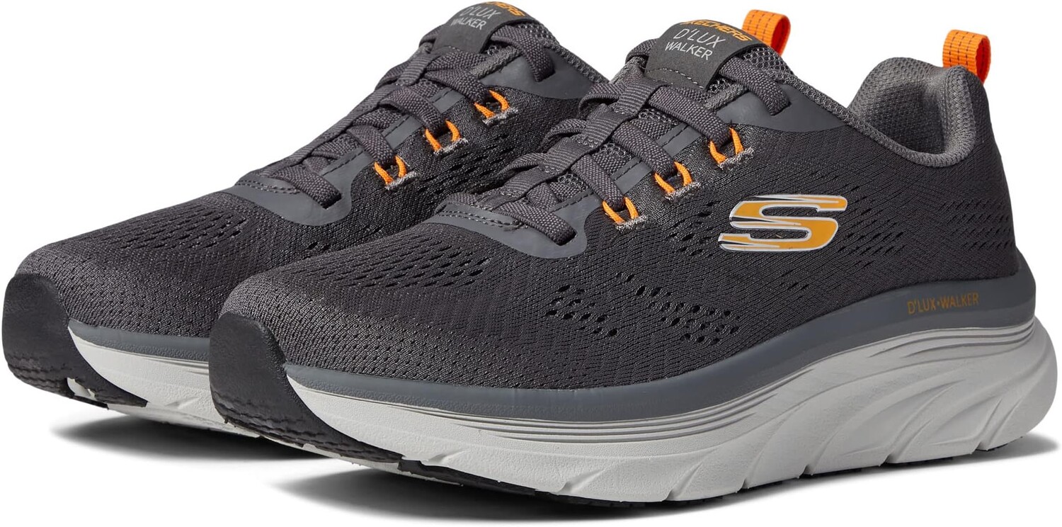 

Кроссовки D'Lux Walker Commuter SKECHERS, цвет Charcoal/Orange