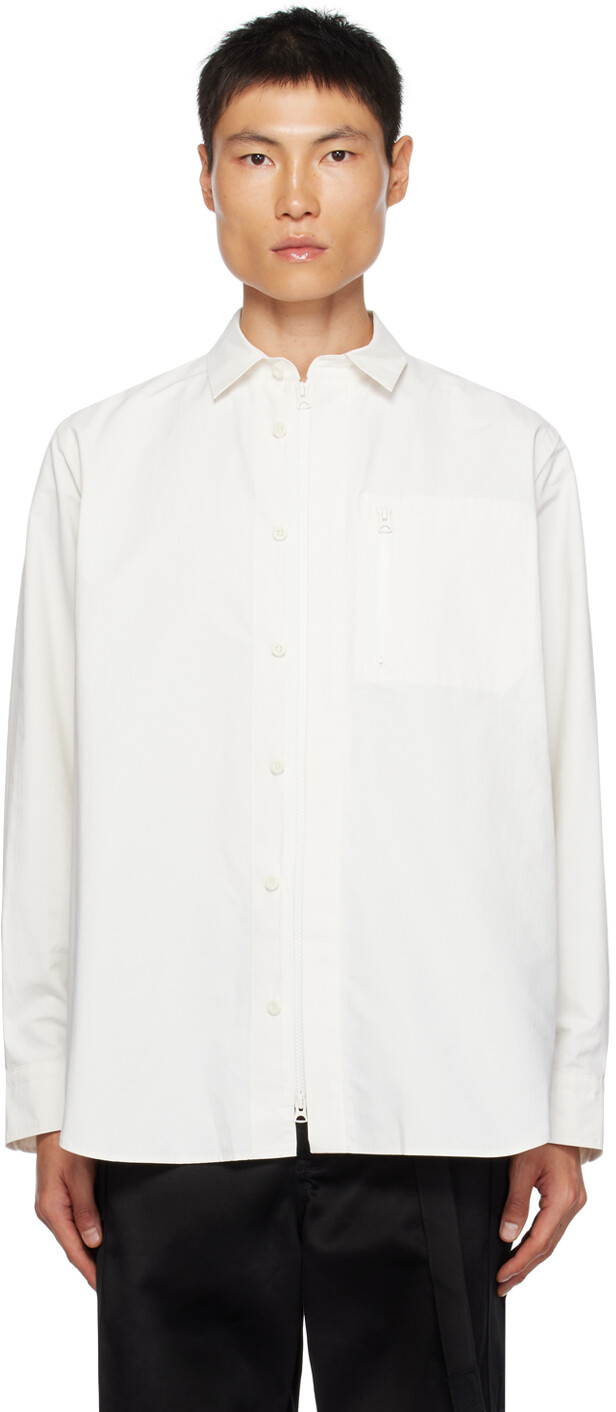 

sacai Off-White Матовая рубашка