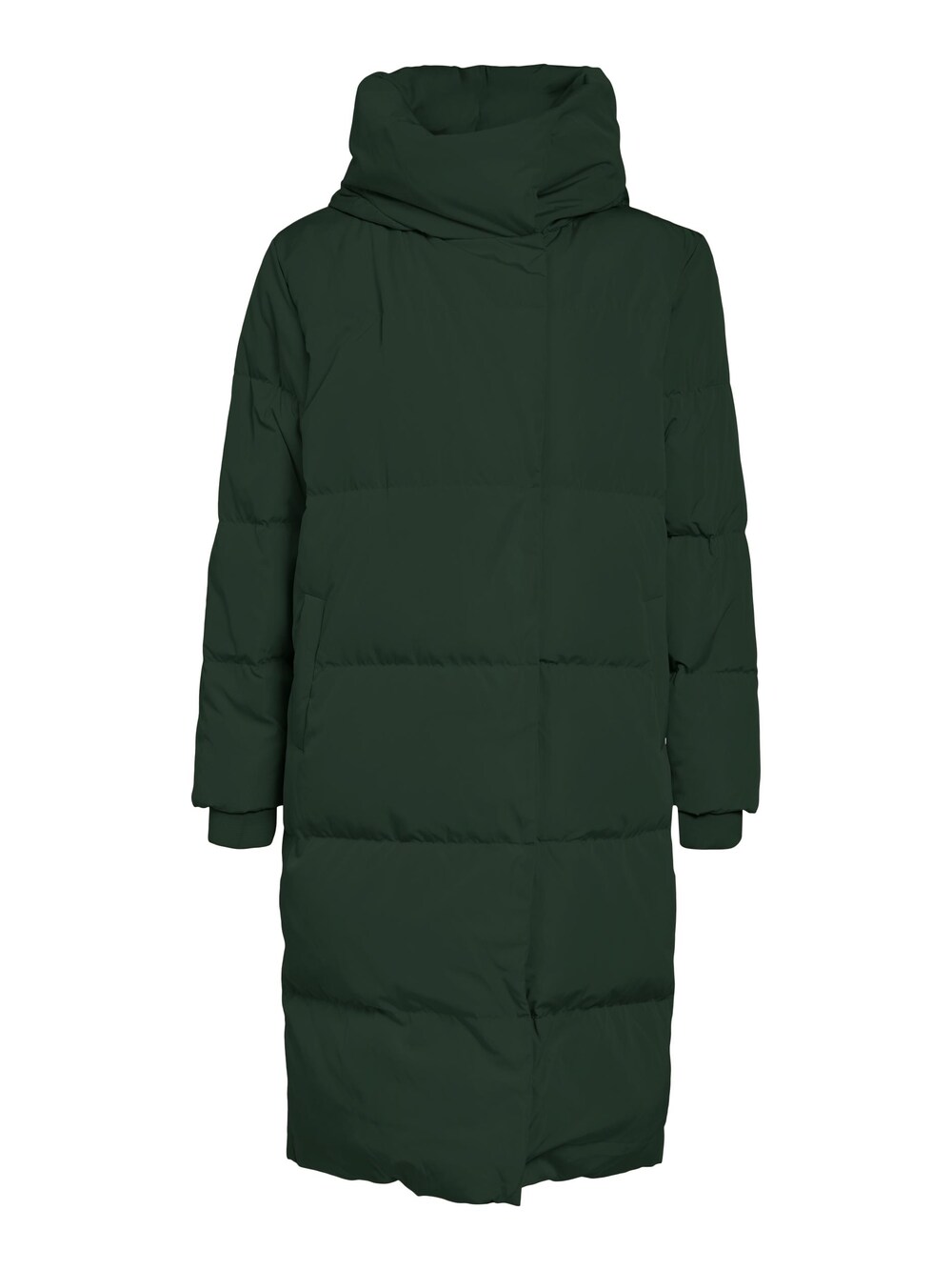 Зимнее пальто OBJECT Louise, темно-зеленый