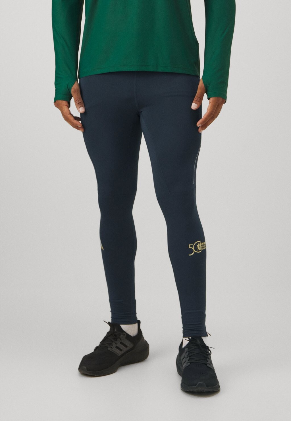 

Леггинсы BER24 LONG adidas Performance, бирюзовый