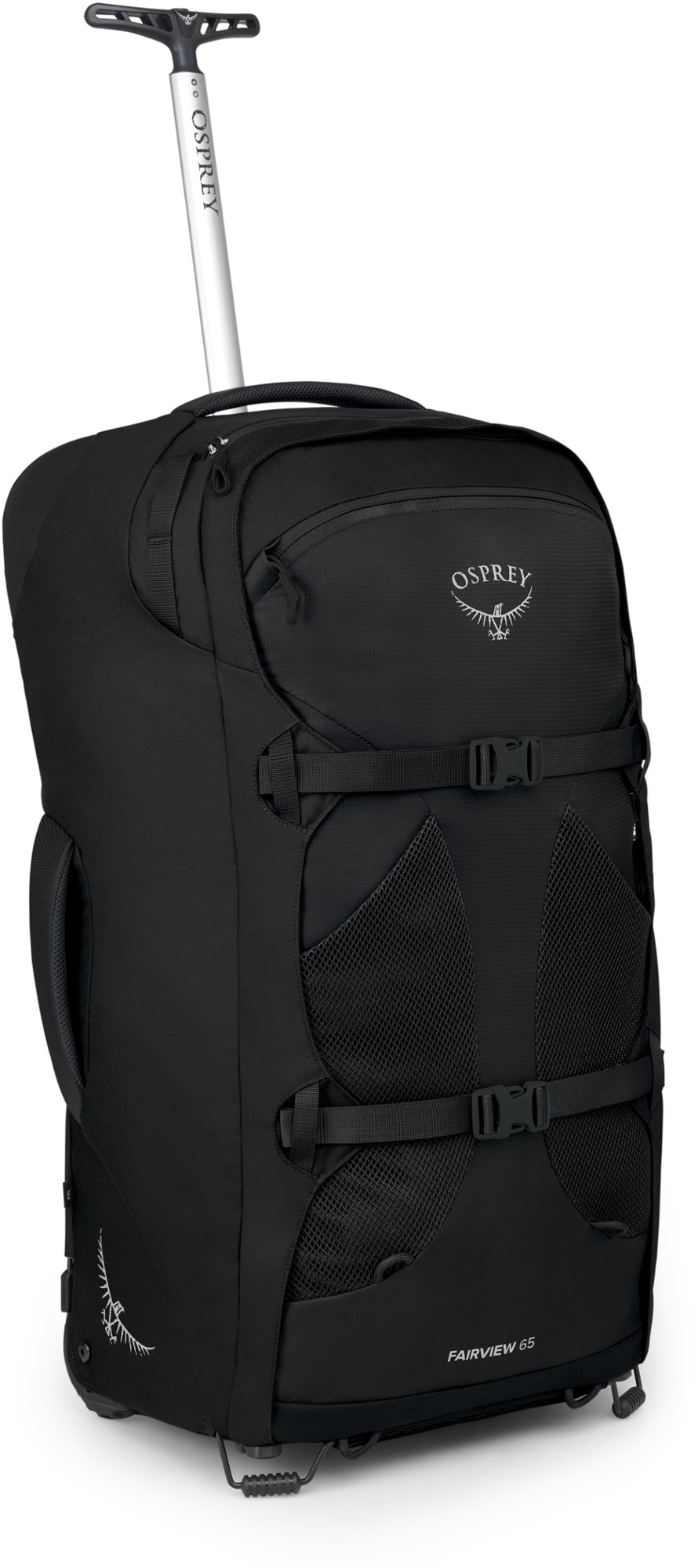 Дорожный рюкзак Fairview 65 на колесиках — женский Osprey, черный рюкзак osprey farpoint 55 reise 65 cm цвет tunnel vision grey